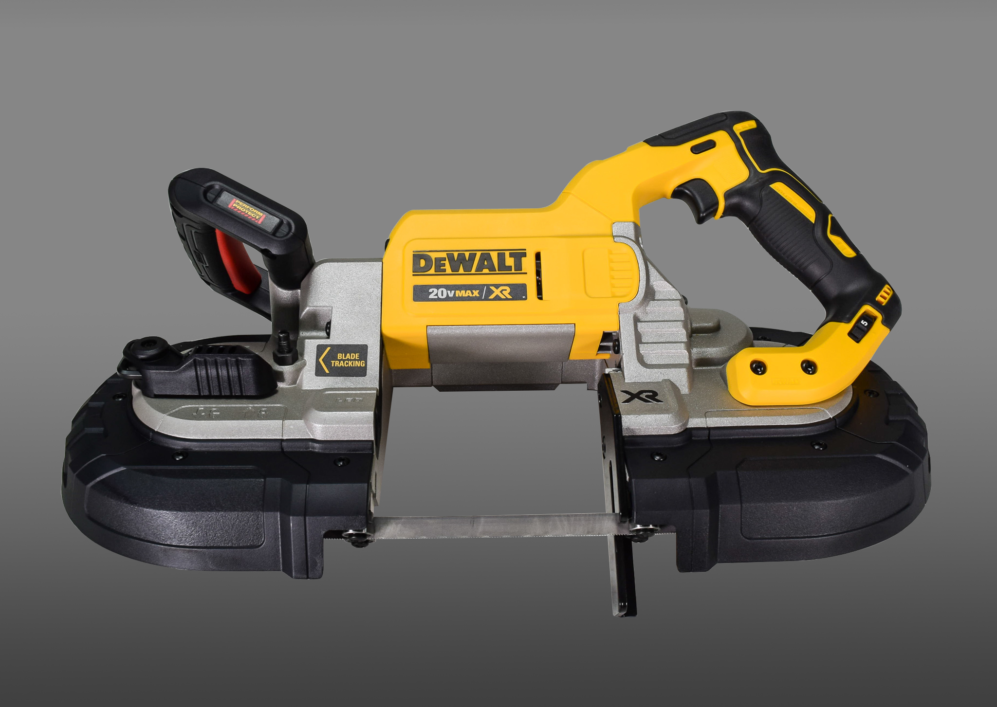DeWalt DCS376B 20 V Max XR kabellose 5" Doppelschalter Bandsäge (nur Werkzeug) - Bild 1 von 7