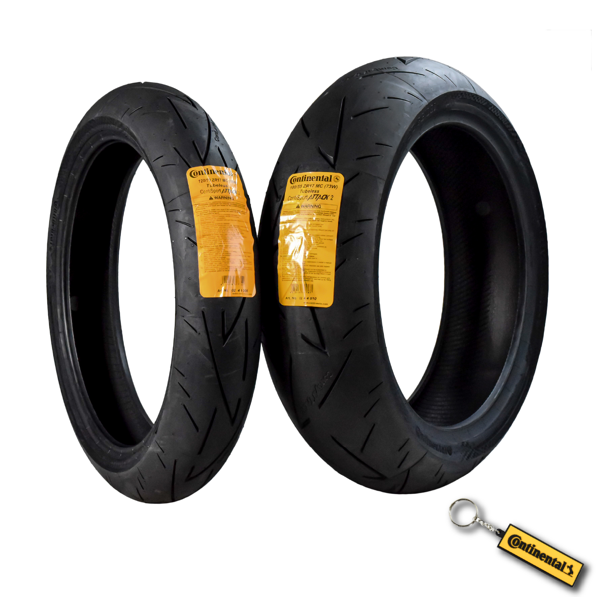 Continental ContiSportAttack 2 120/70ZR17-180/55ZR17 Motorcycle