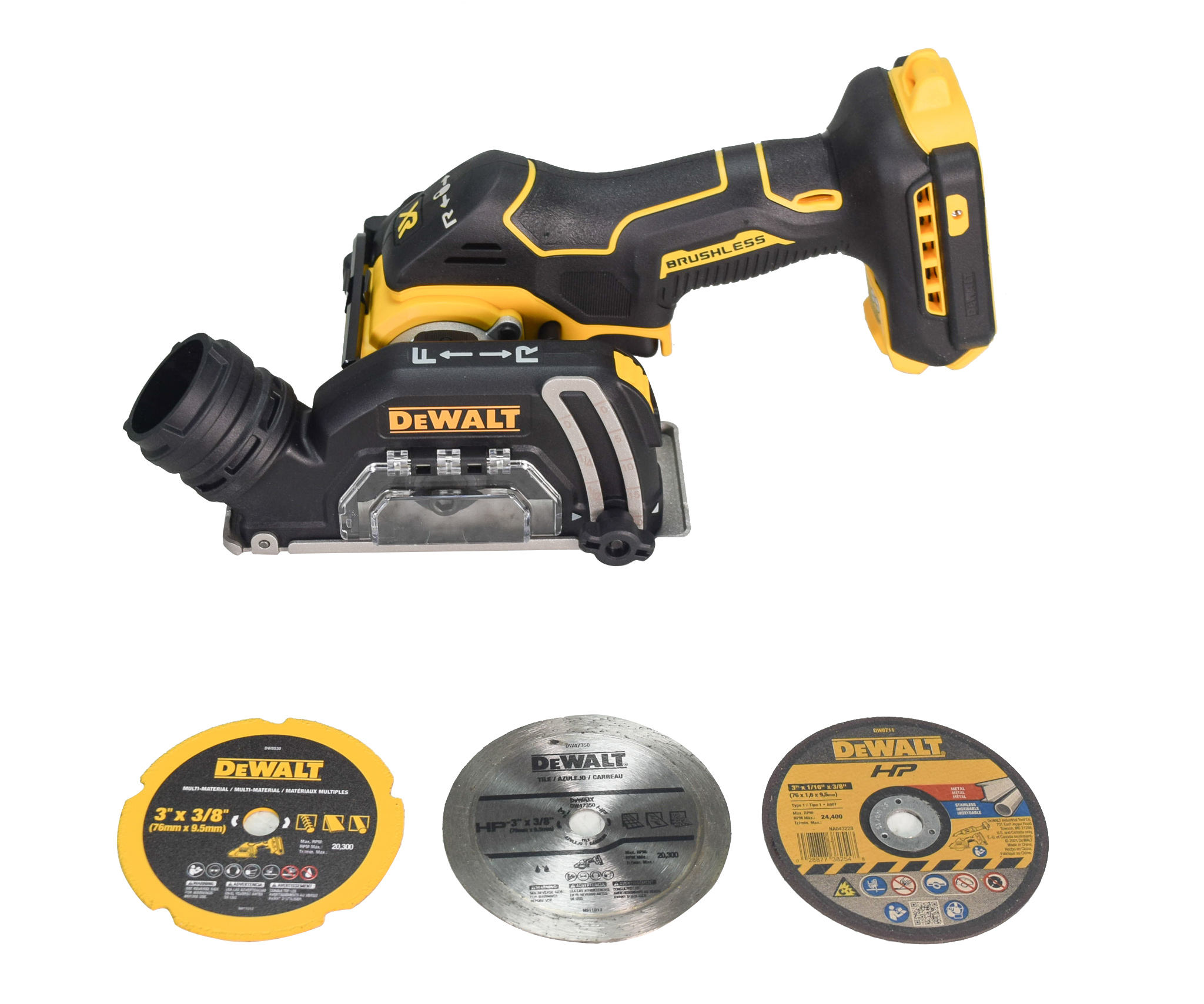 Dewalt DCS438B 20-Volt XR Lithium-Ion Cordless 3 in. Cut-Off Tool (Tool-Only) - Picture 4 of 4