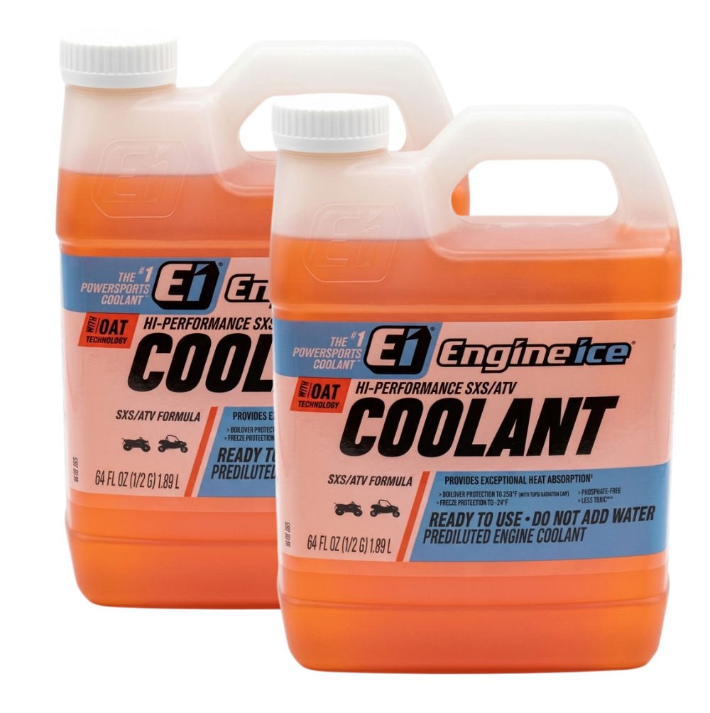エネページ Engine Ice Hi-Performance SXS/ATV Coolant & Antifreeze, Orange 0.5