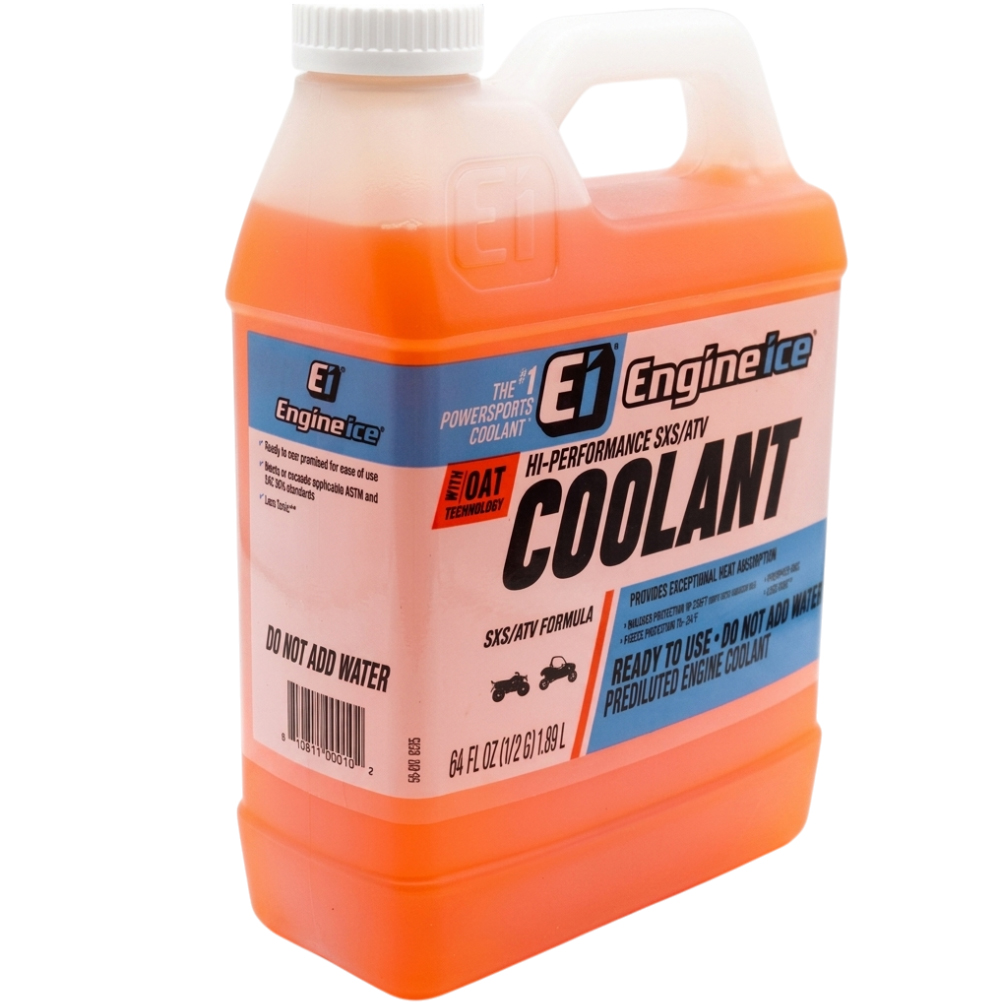 エイジ Engine Ice Hi-Performance SXS/ATV Coolant & Antifreeze, Orange 0.5