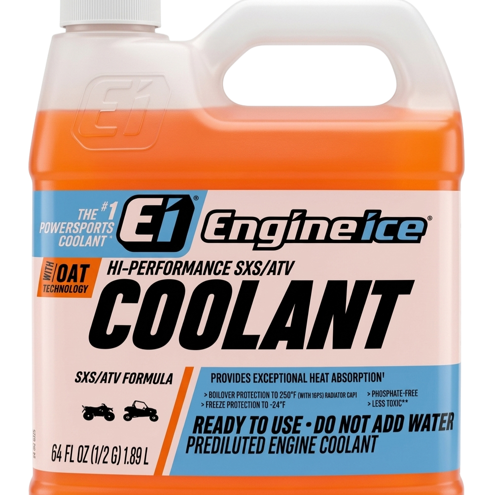 Engine Ice Hi-Performance SXS/ATV Coolant & Antifreeze, Orange 0.5
