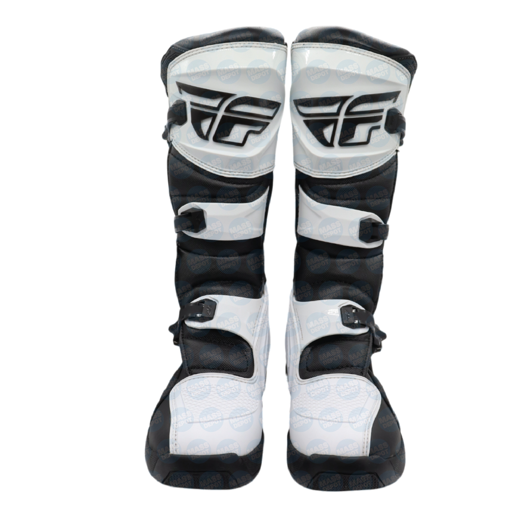 Fly Racing Maverik LT Motocross Boots Adult Size: 10 (White/Black