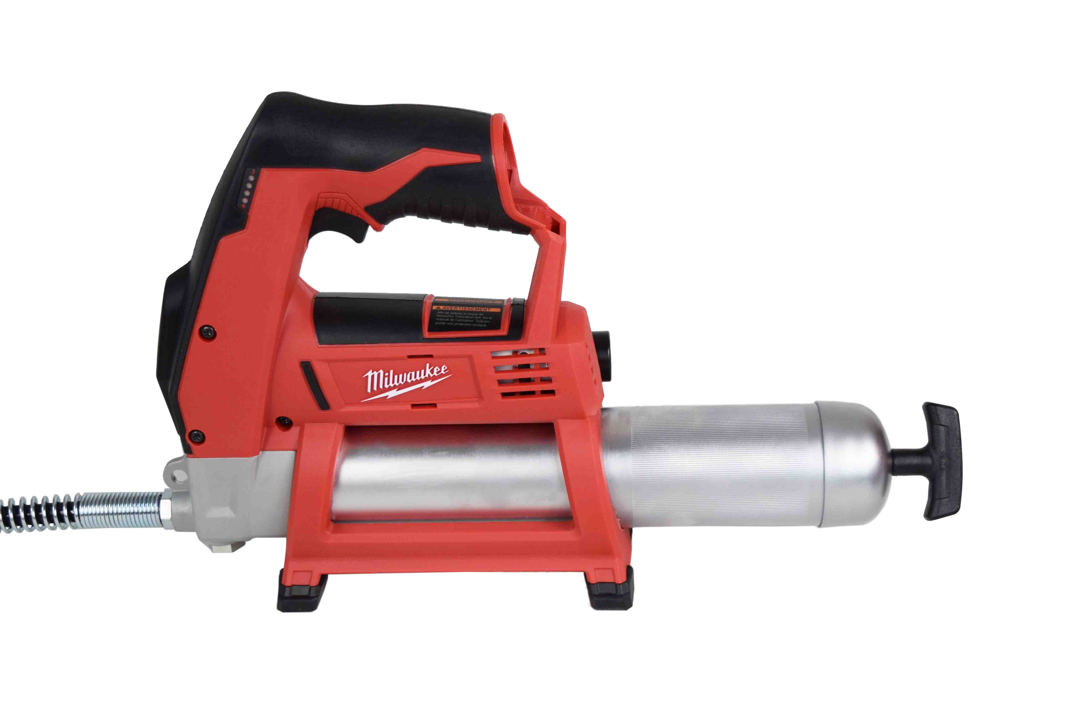 Milwaukee 2446-20 M12 Heavy-Duty Cordless Grease Gun - 12V, 8000 PSI, Tool Only