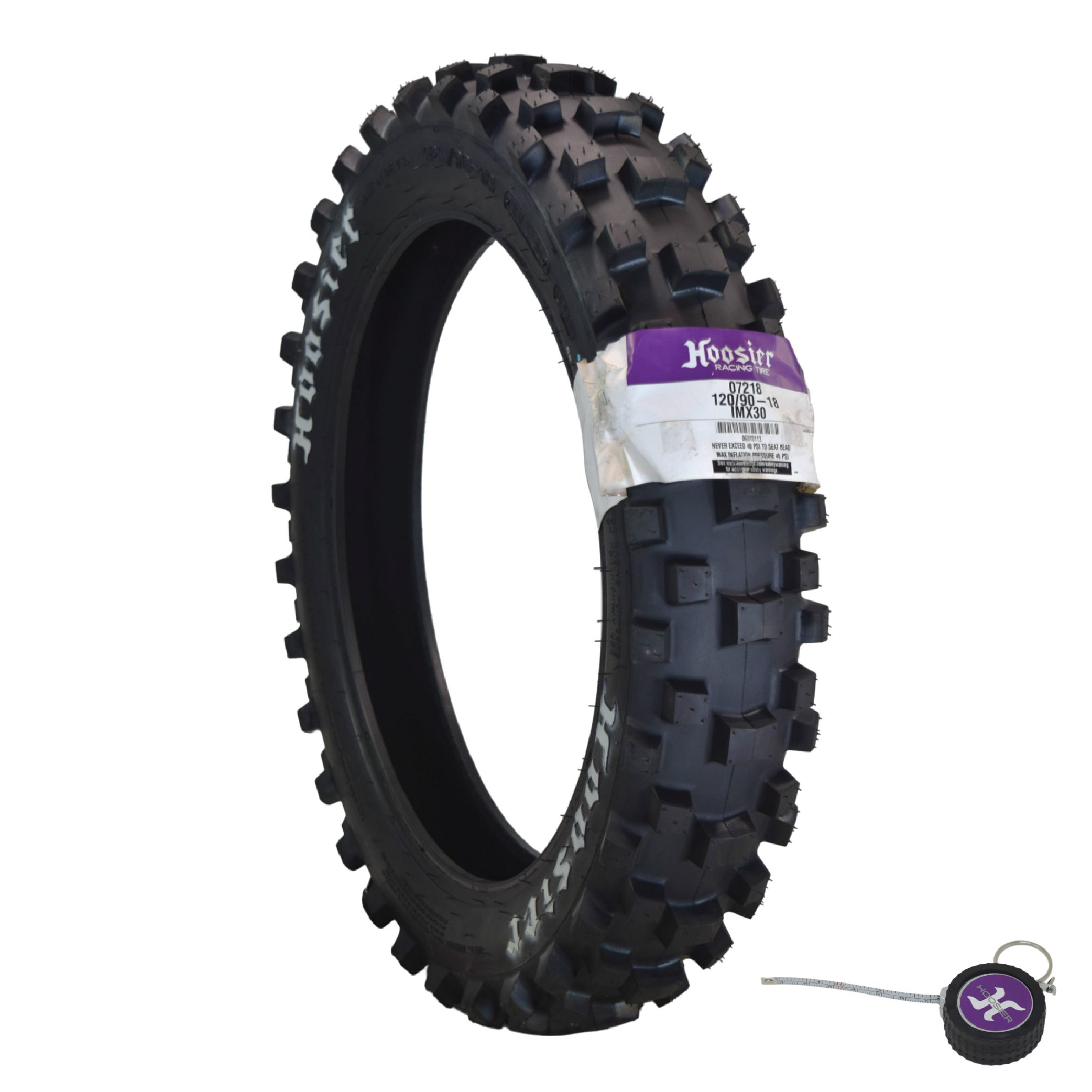 Hoosier Racing Tire 120/90-18 IMX30 250 450cc Dirt Bike Rear Tire