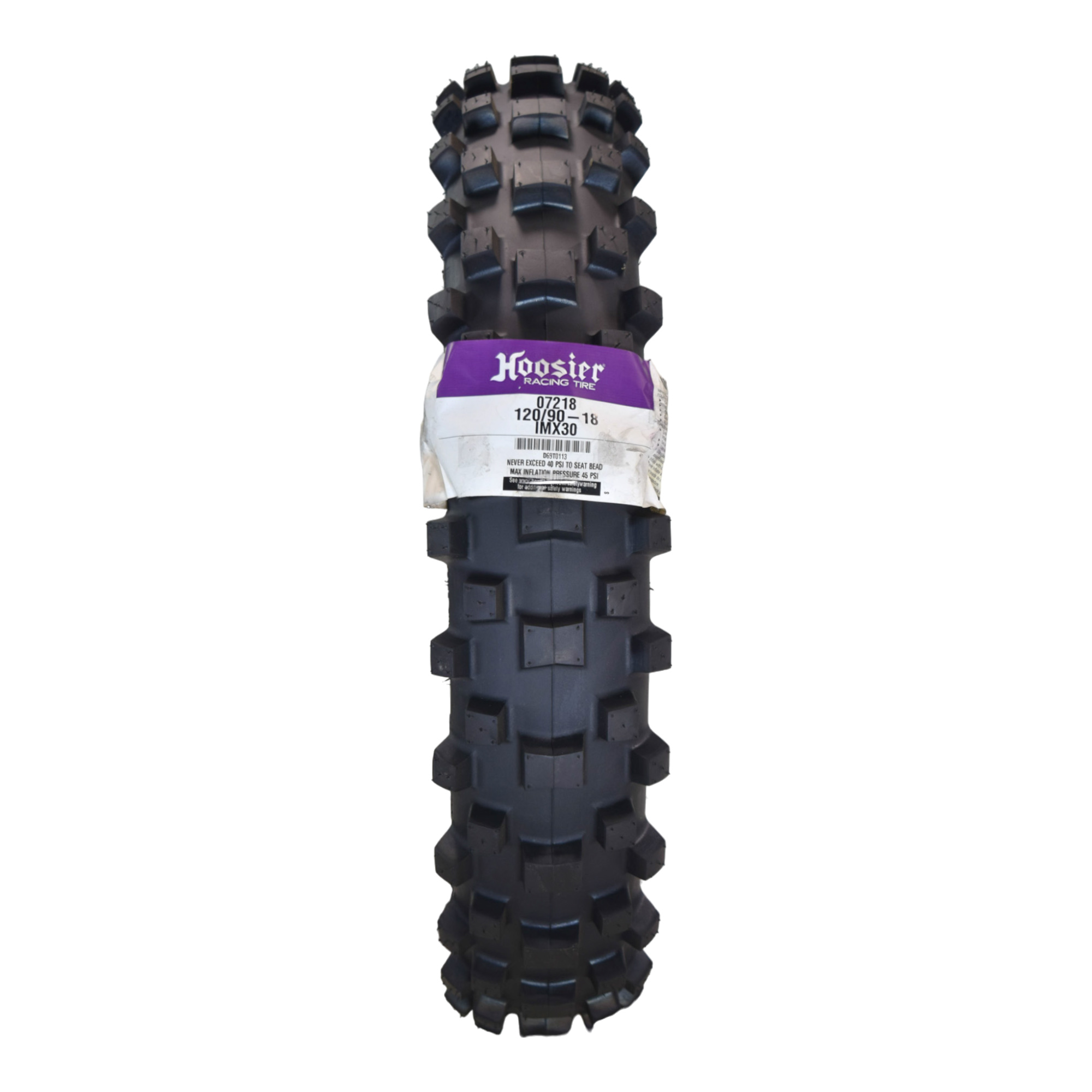 Hoosier Racing Tire 120/90-18 IMX30 250 450cc Dirt Bike Rear Tire