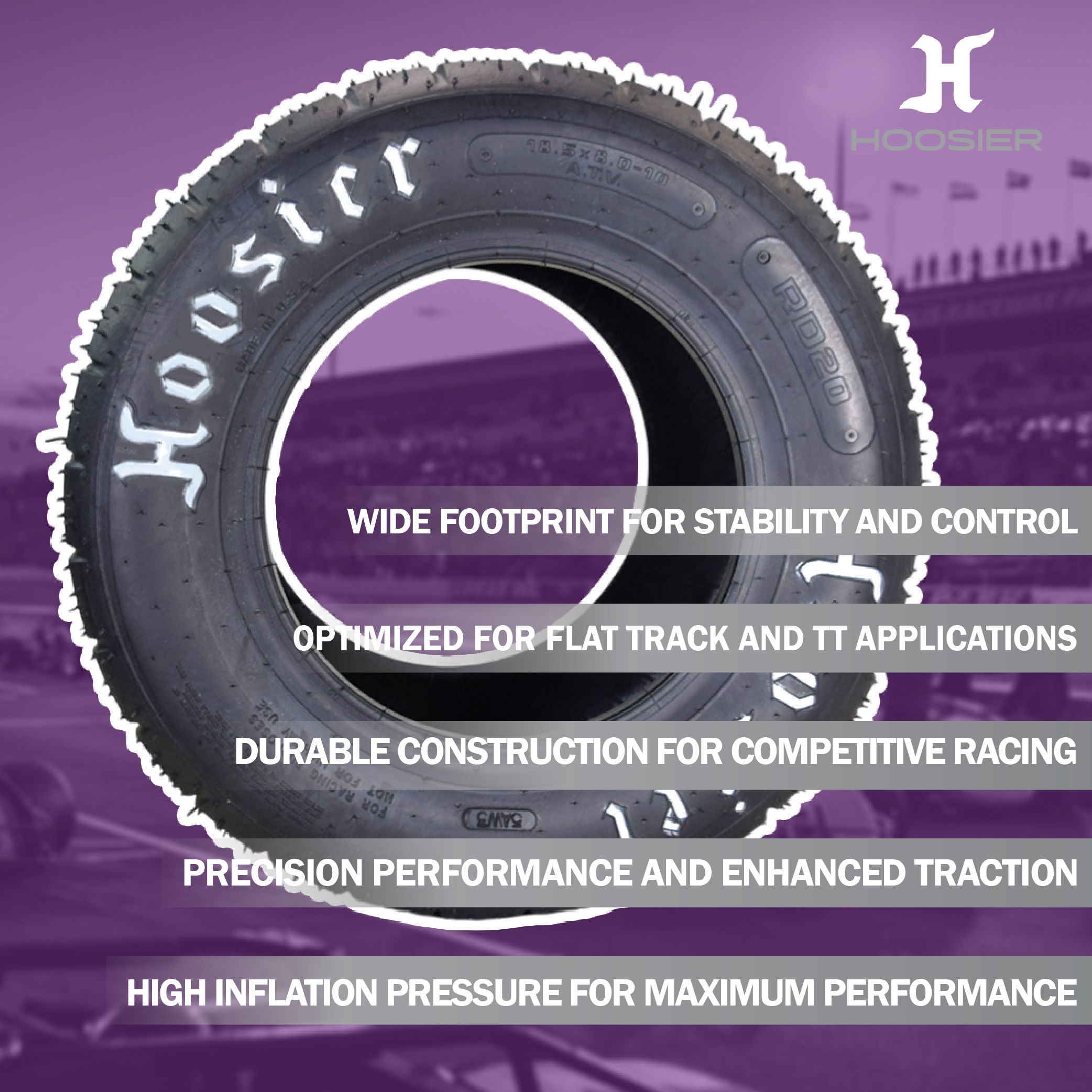 Hoosier Racing Tire 17810QTPRO Hoosier Quick Time Pro D.O.T. Tires | Summit Racing - Foto 8