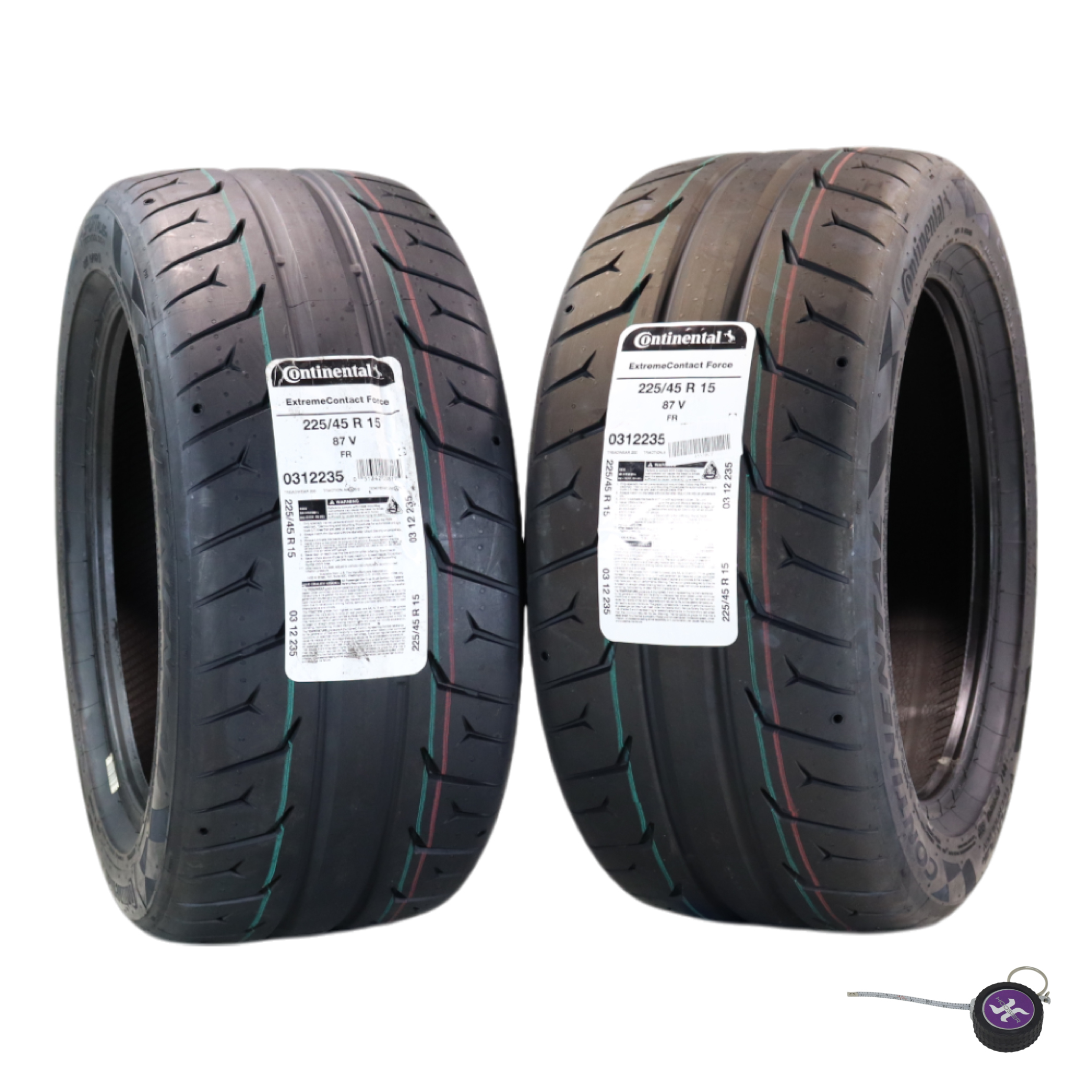 Conti Hoosier Racing Tire 225/45R15 87V SL CONTACT FORCE Tire w
