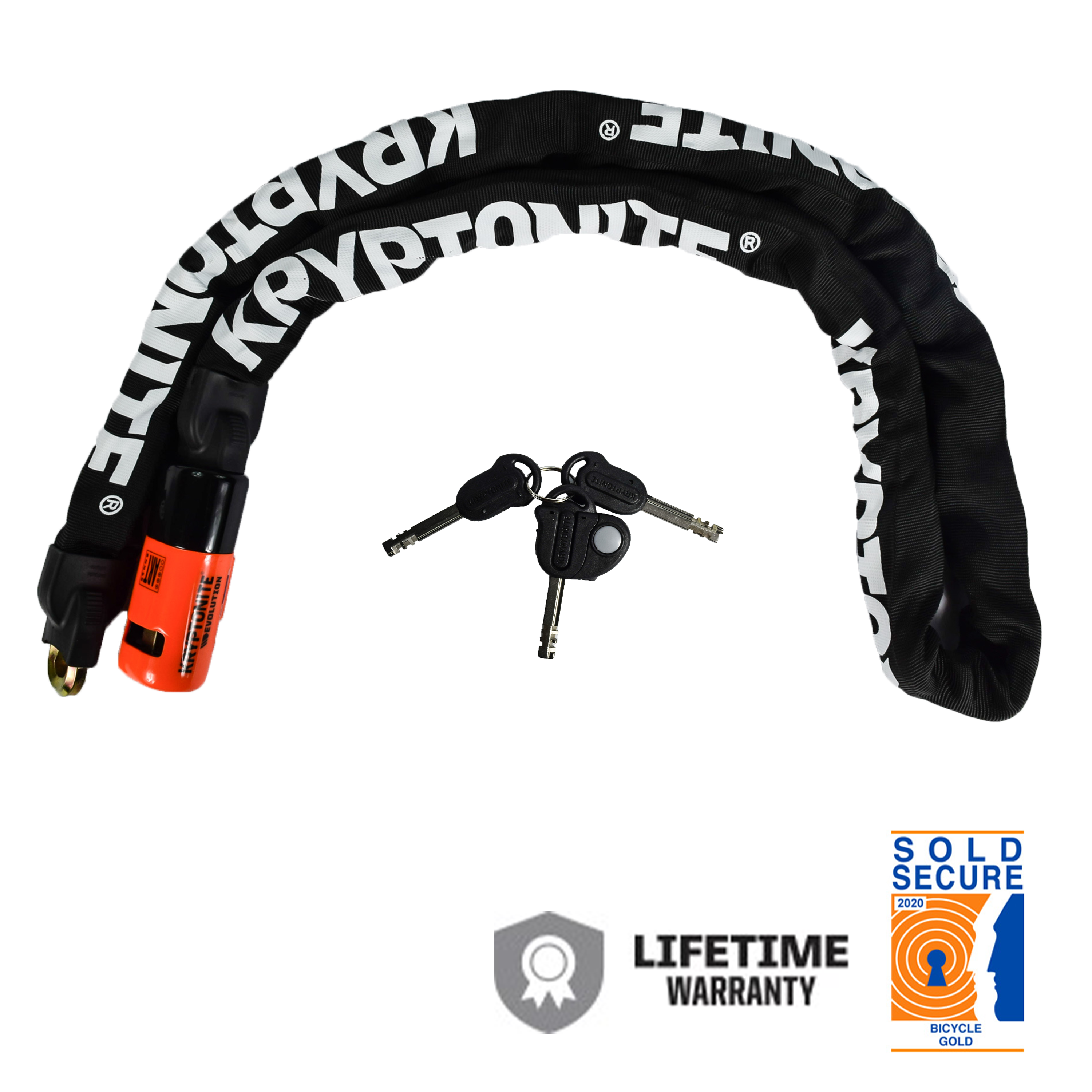 Kryptonite 90cm evolution 4 cheap integrated chain bicycle lock