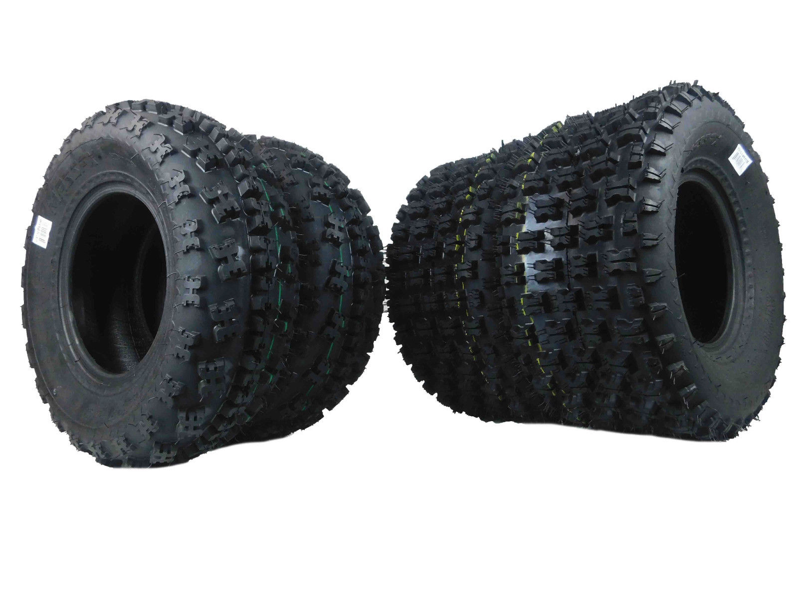 KAWASAKI KFX 400 MASSFX QUAD SPORT ATV TIRES ( SET 4 ) 21X7-10