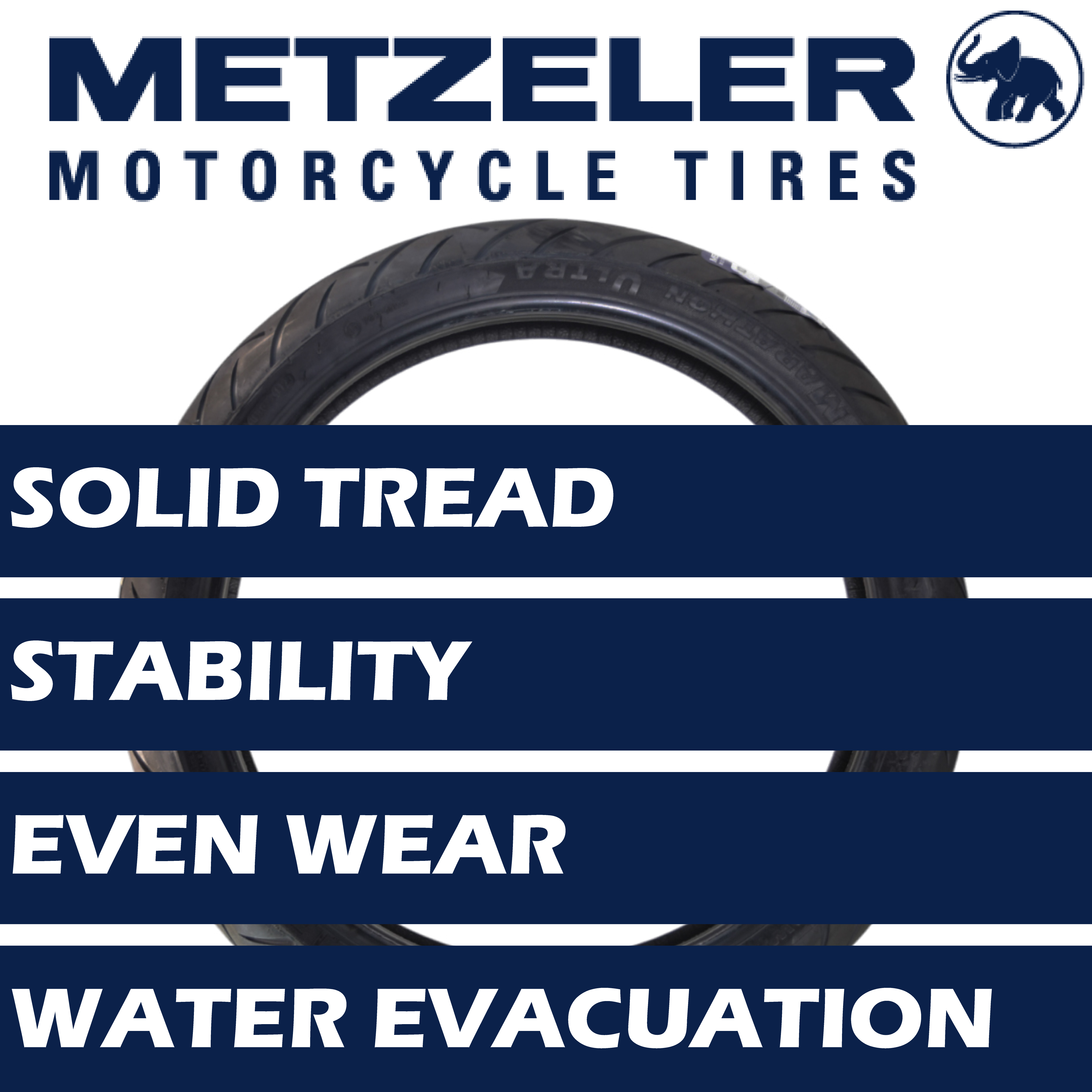 Metzeler ME 888 Marathon Ultra Front 120/70-21 62V Motorcycle Tire