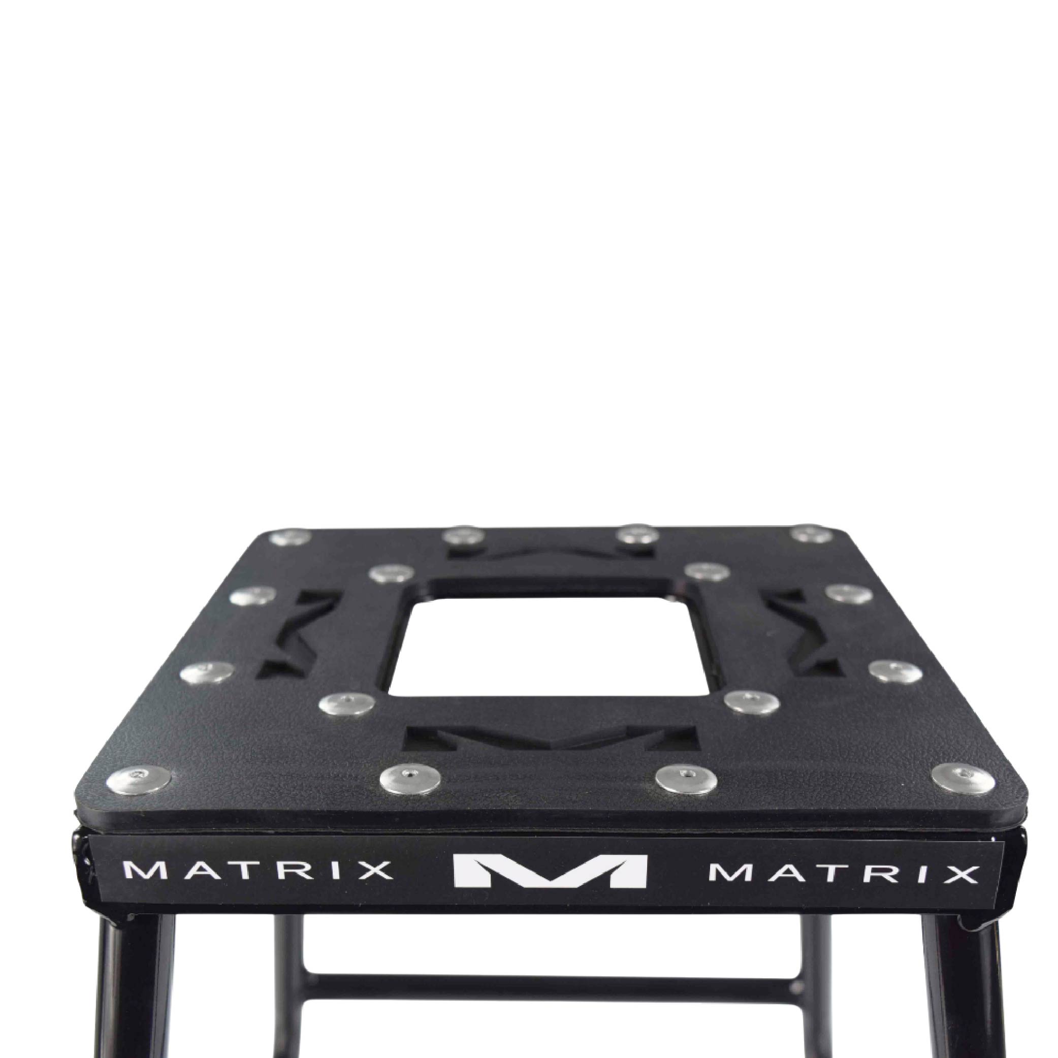 Matrix Concepts C1 Steel Stand w/ Anti-Rock Design for Dirt Bikes (Black)