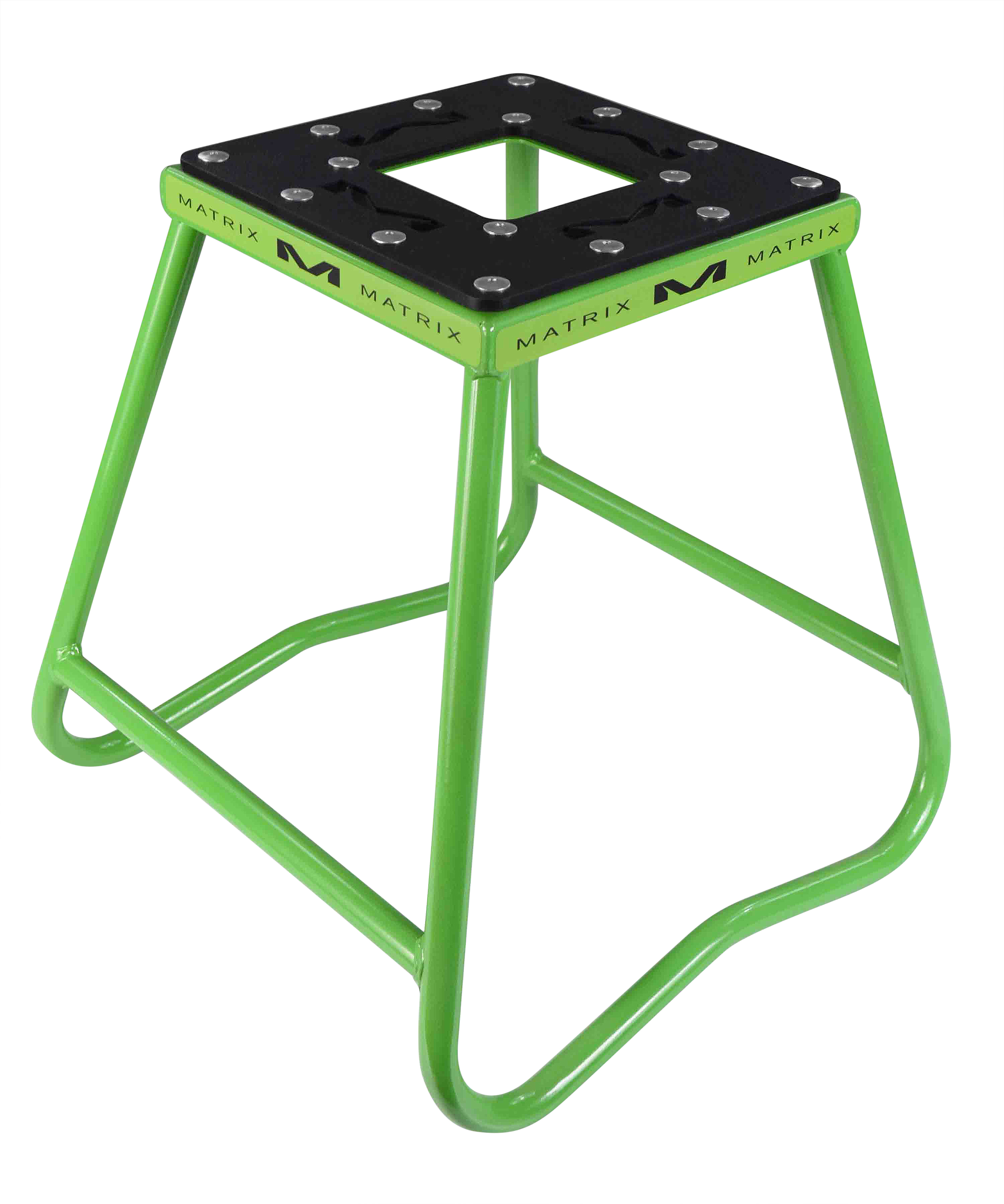 Soporte de acero Matrix Concepts C1 con diseño anti-roca para motos de tierra (verde) - Imagen 3 de 9