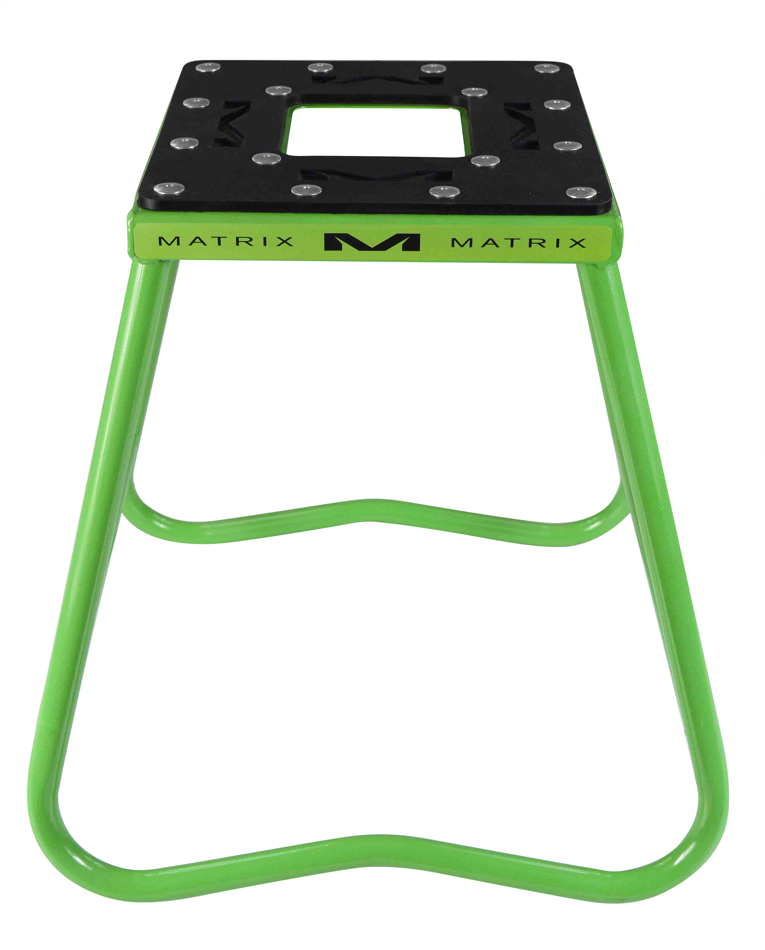Soporte de acero Matrix Concepts C1 con diseño anti-roca para motos de tierra (verde) - Imagen 5 de 9