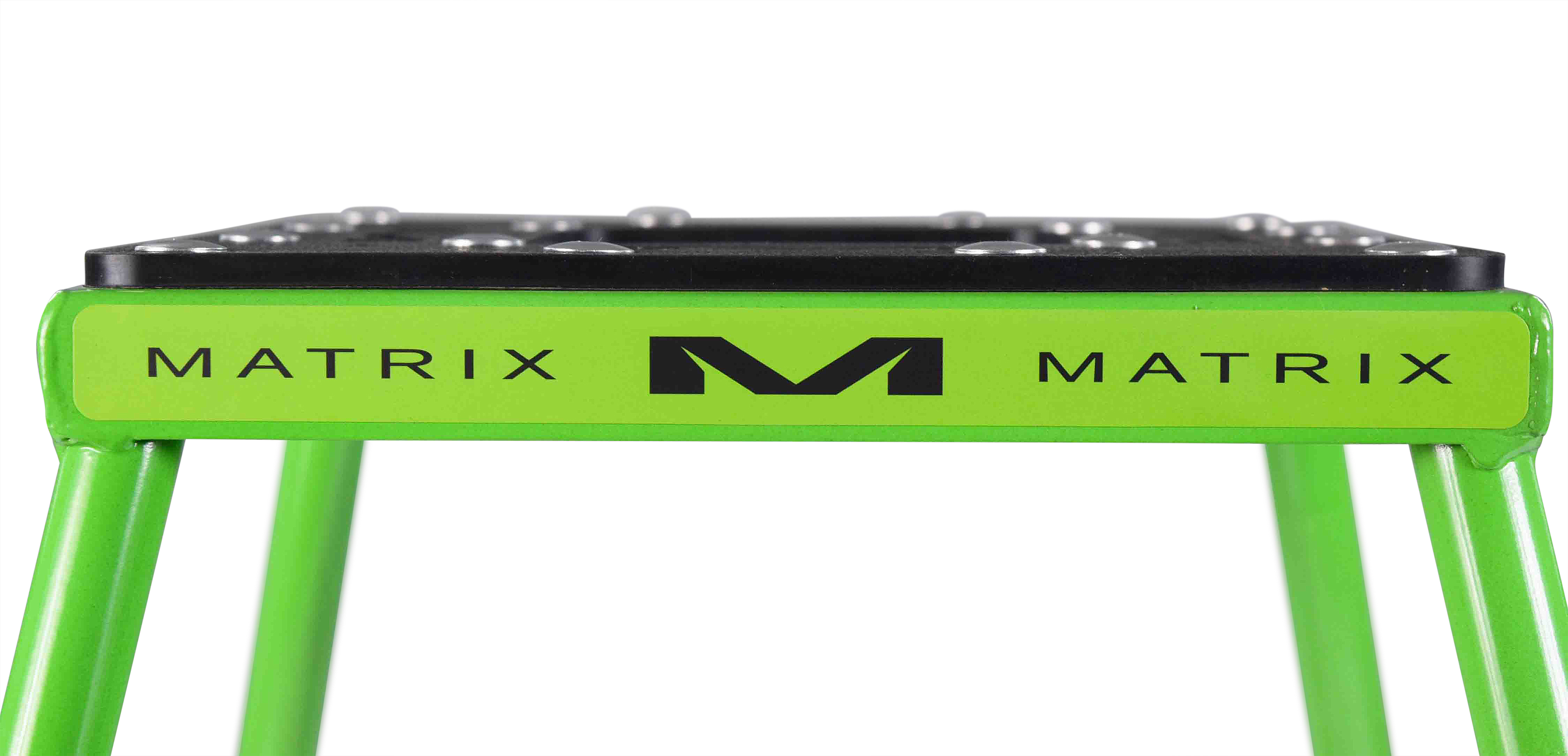Soporte de acero Matrix Concepts C1 con diseño anti-roca para motos de tierra (verde) - Imagen 6 de 9