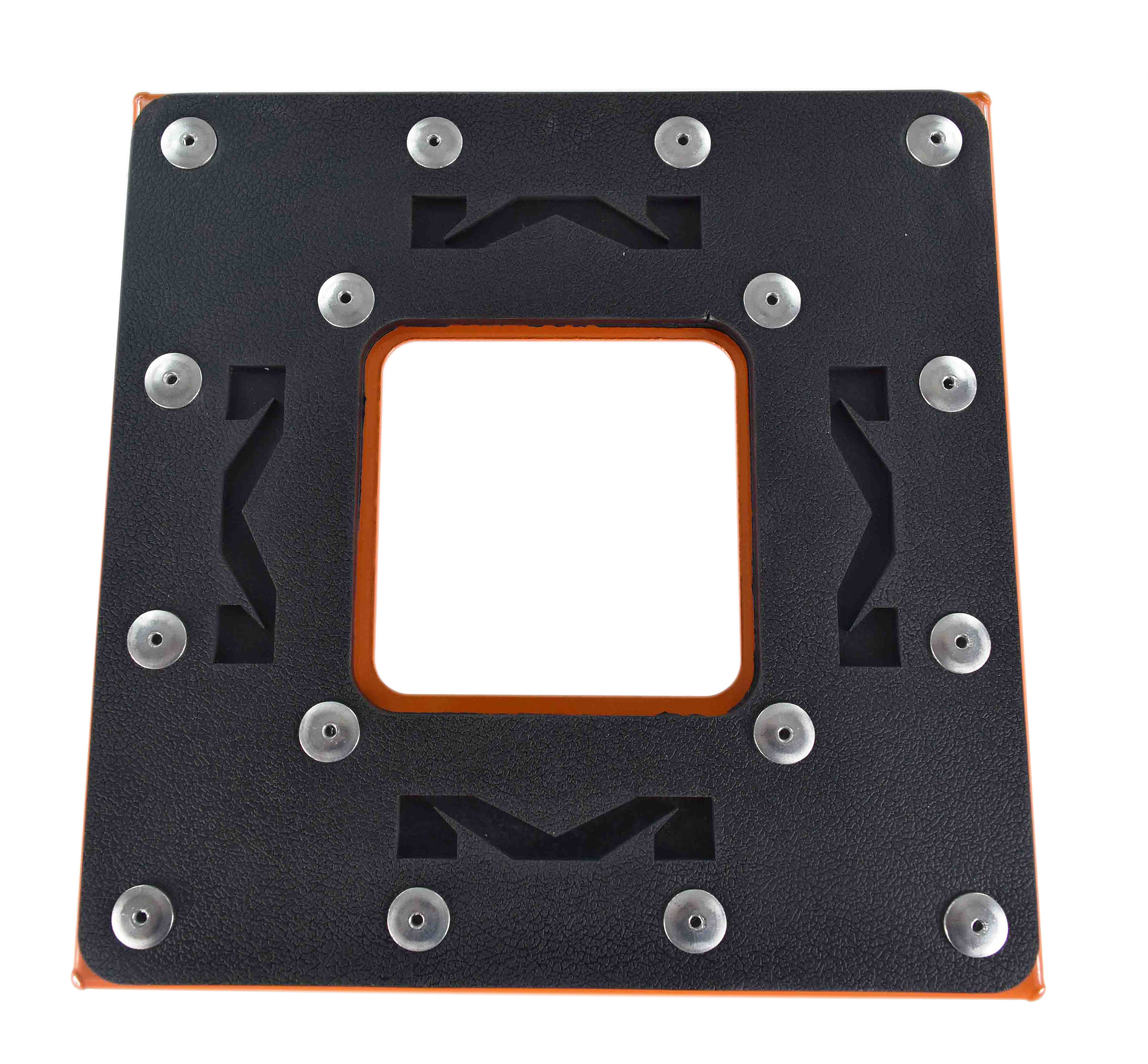 Soporte de acero Matrix Concepts C1 con diseño anti-roca para motos de tierra (naranja) - Imagen 6 de 10