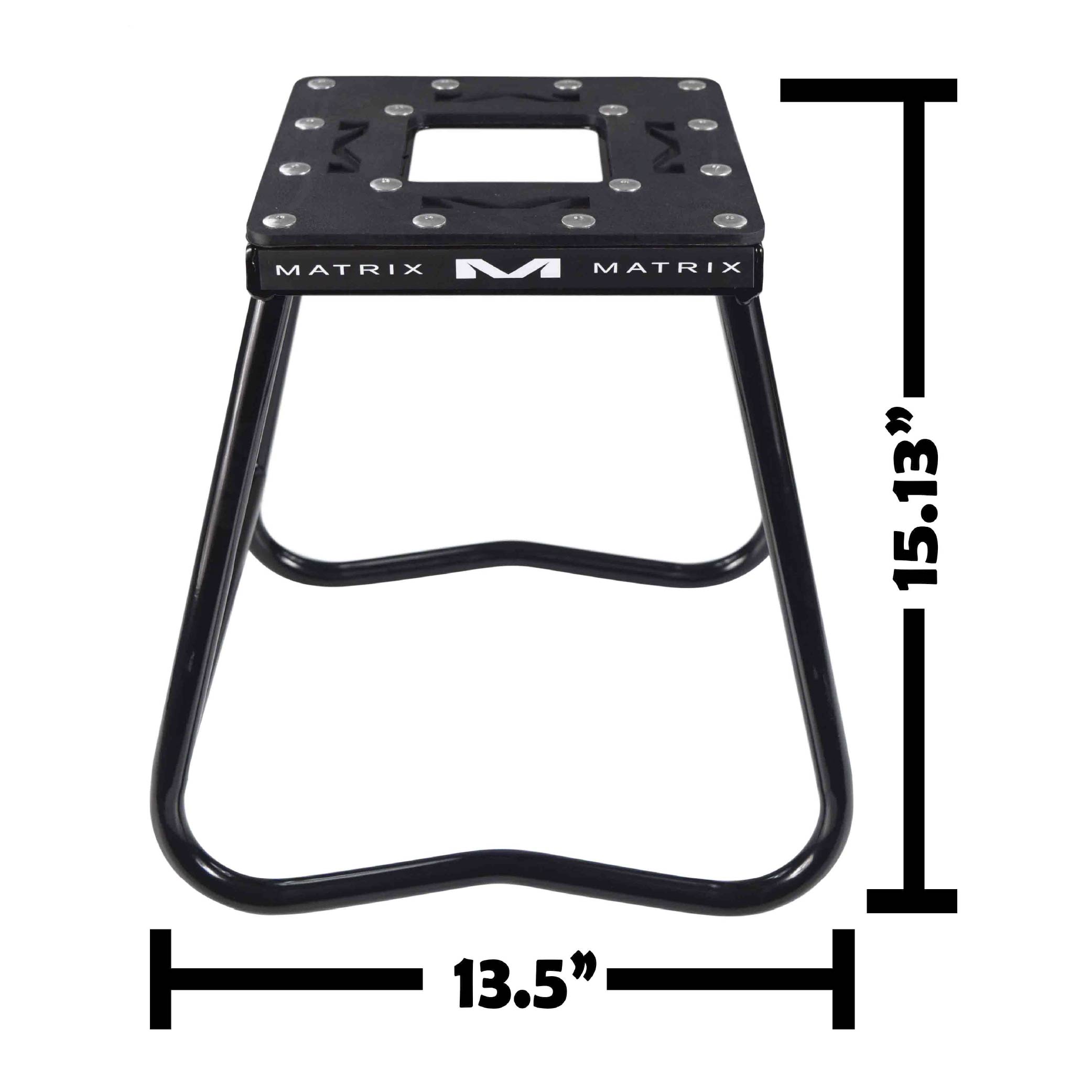 Matrix Concepts C1M Mini Stand w/ Anti-Rock Design for Dirt Bikes (Black)