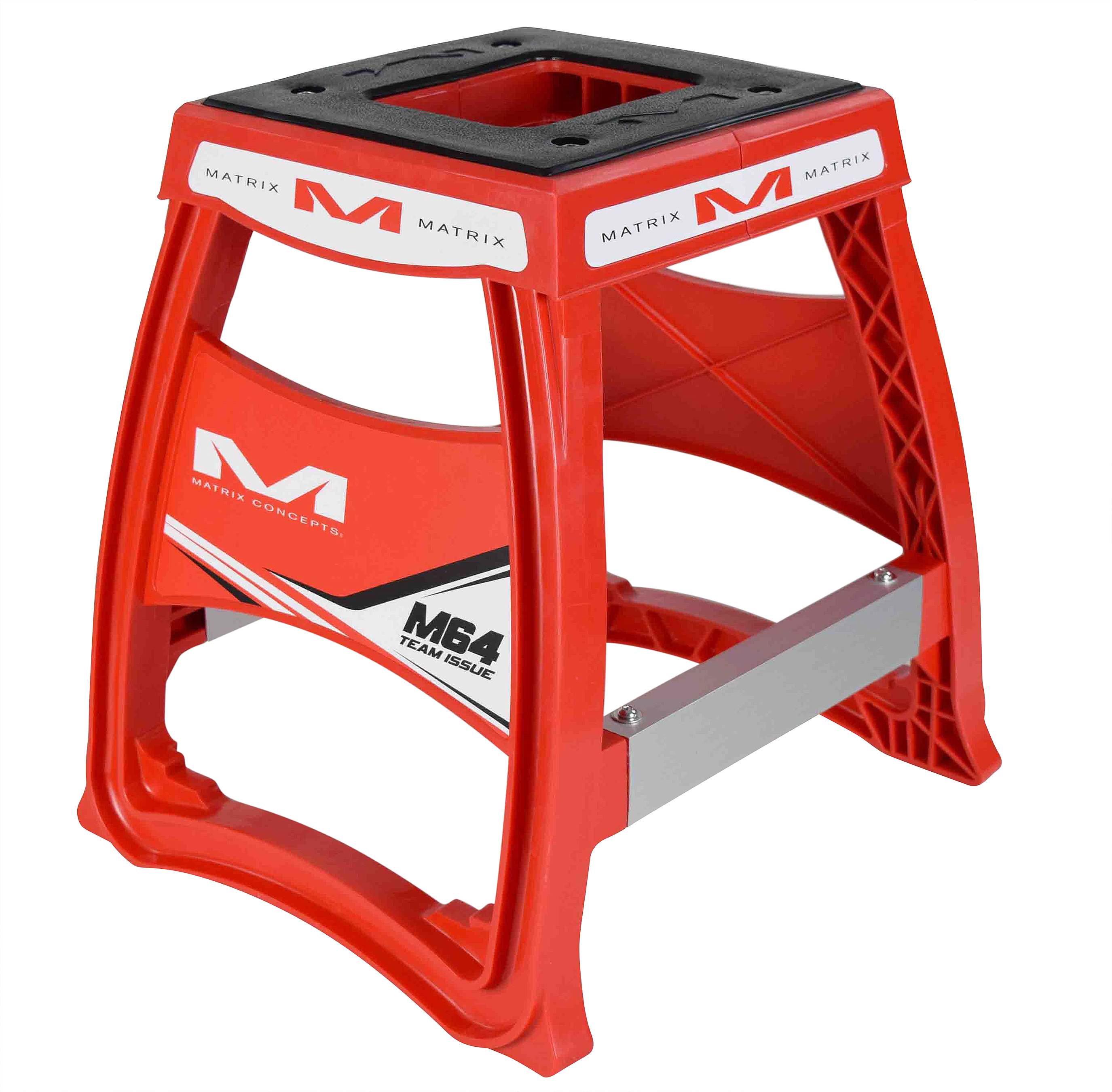 Matrix Concepts M64 Elite Stand w/ Anti-Flex Support for Dirt Bikes (Red)