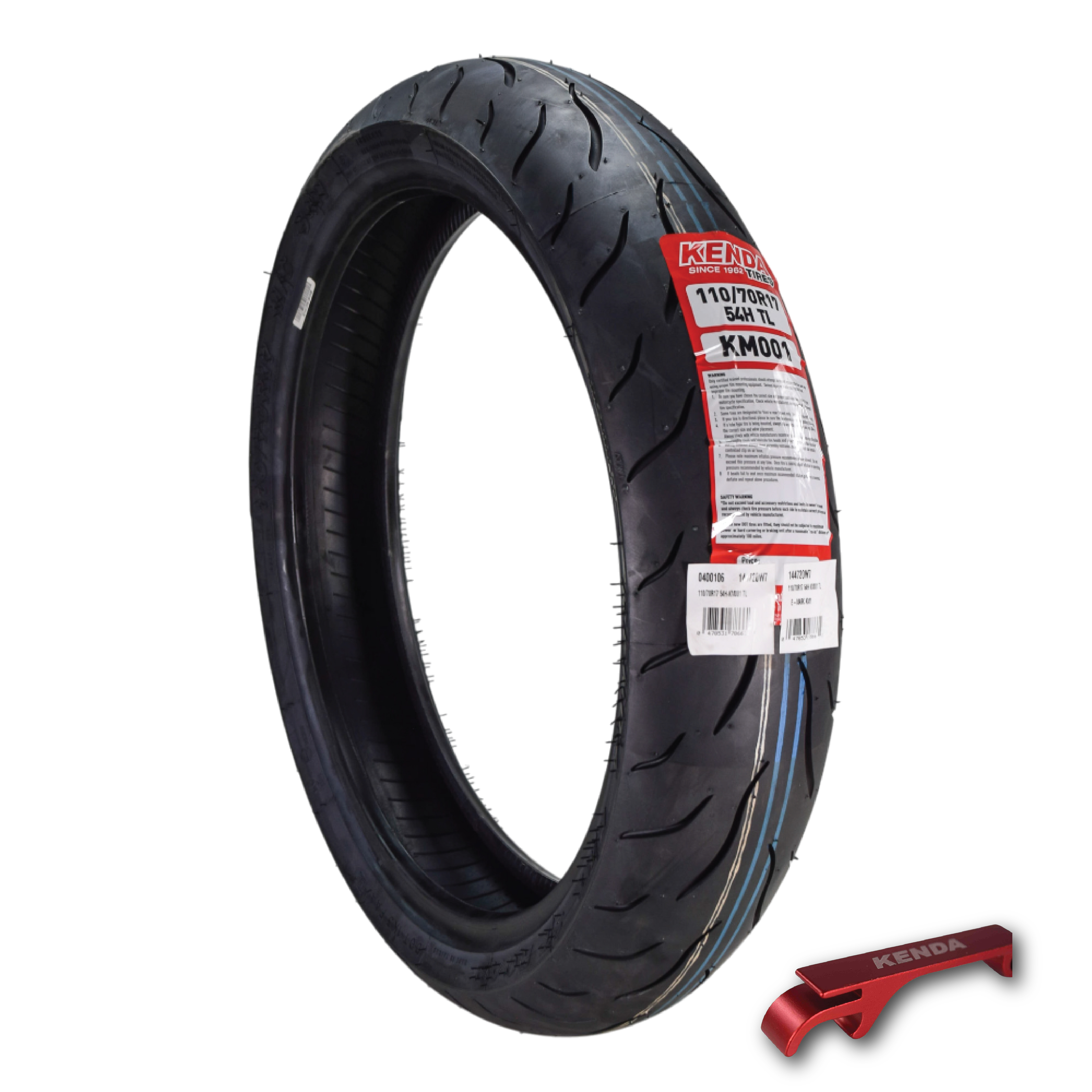 Kenda KM1 110/70R17 Sport Touring Motorcycle Tire 54H w/ Keychain