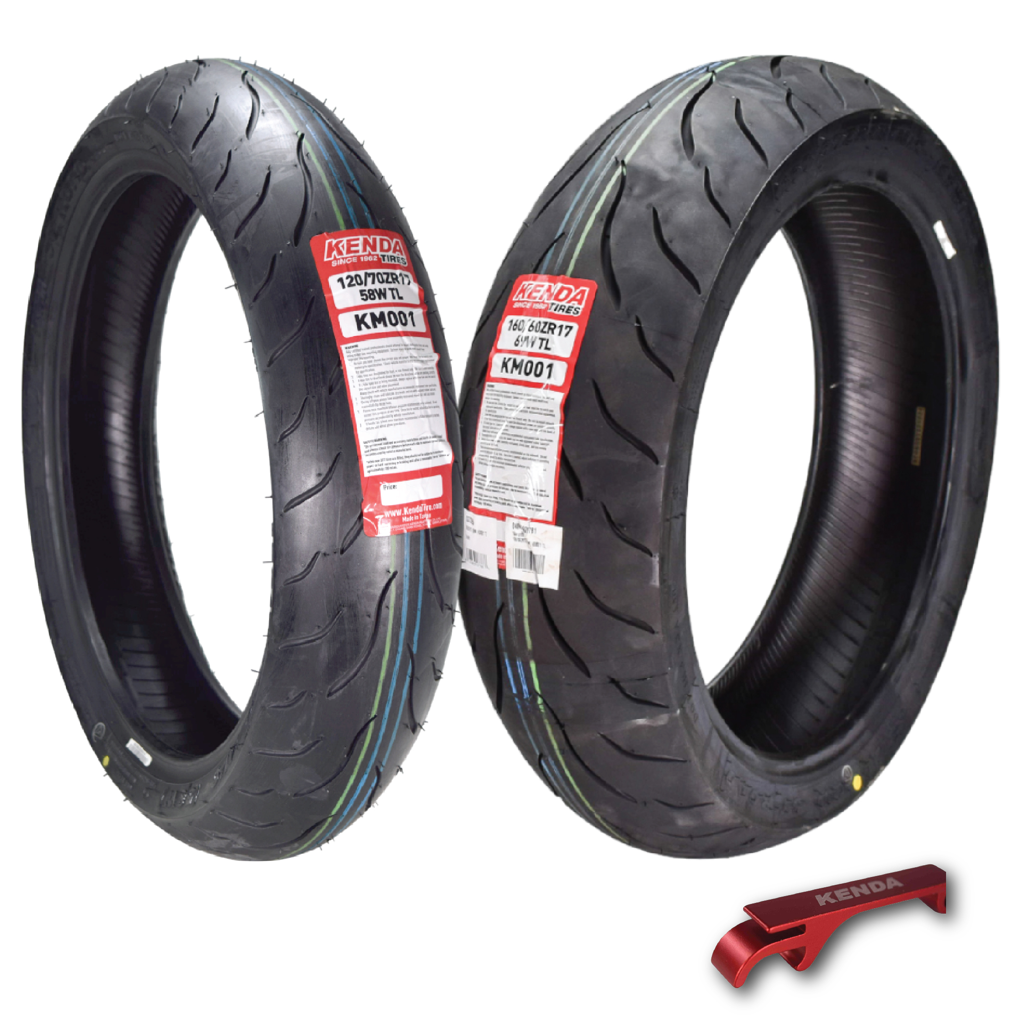 コンチネンタルF110/70ZR17 160/60ZR17 Kenda KM1 120/70ZR17 & 160/60ZR17 Sport Touring Motorcycle Tires w