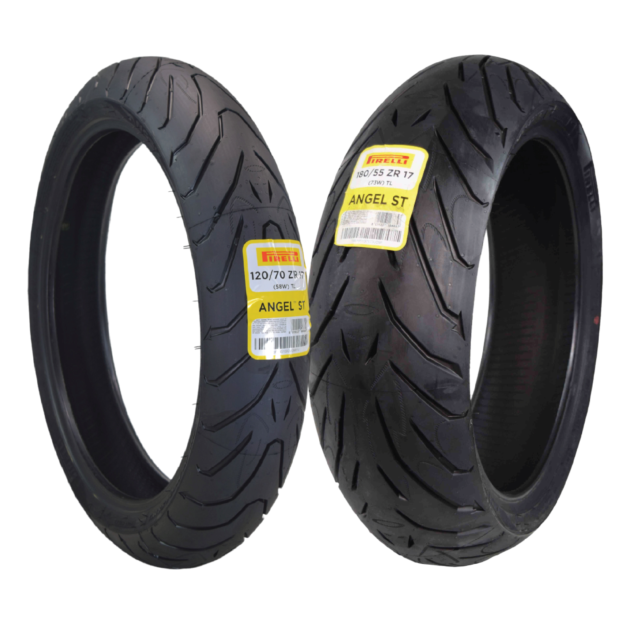 PIRELLI TIRE ANGEL ST Front & Rear set 120/70-17 180/55-17