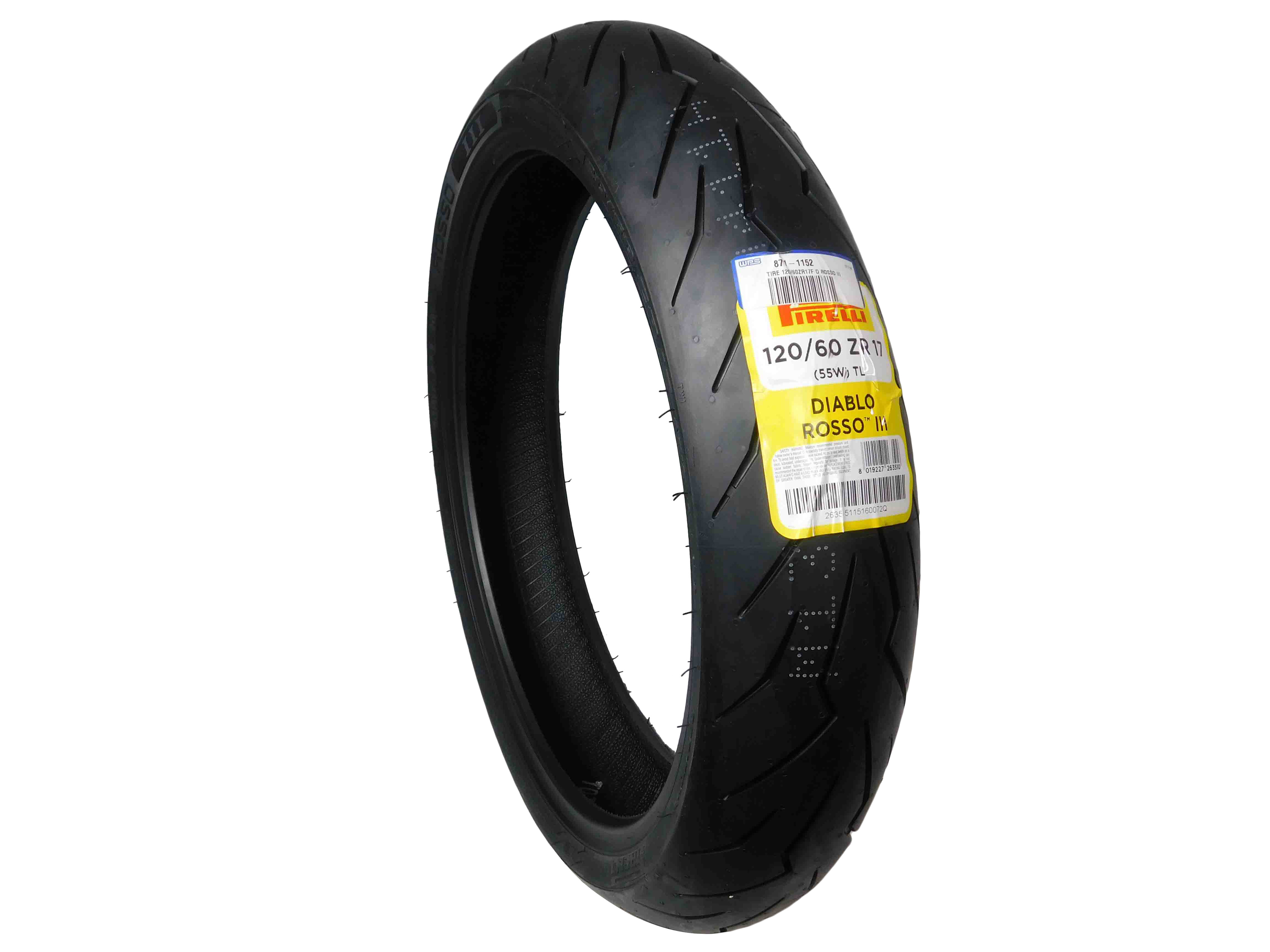 Pirelli Diablo Rosso III 120/60 ZR17 Front Motorcycle Tire