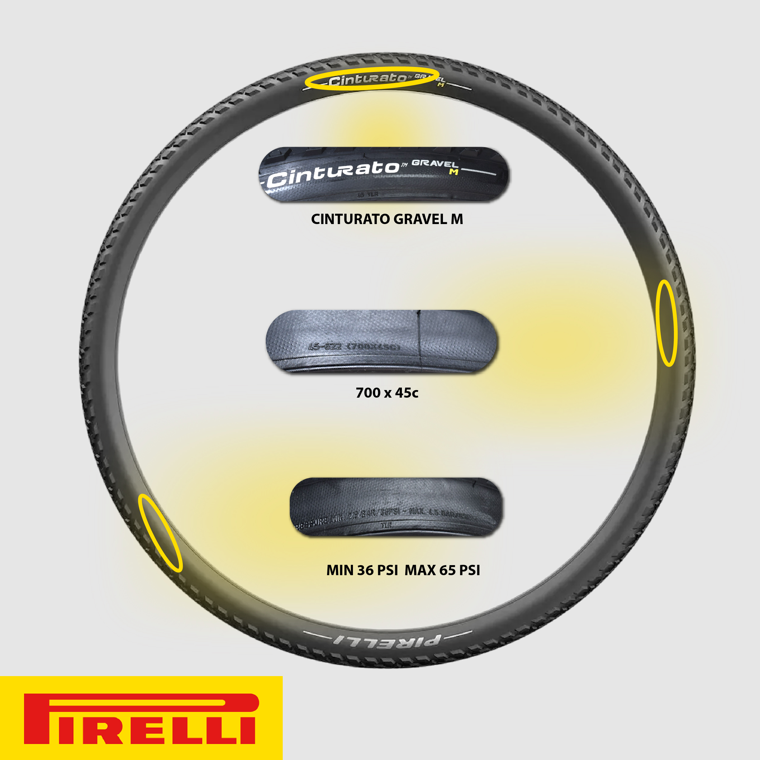 Pirelli Cinturato Gravel M 45-622 Rennradreifen - Bild 4 von 9