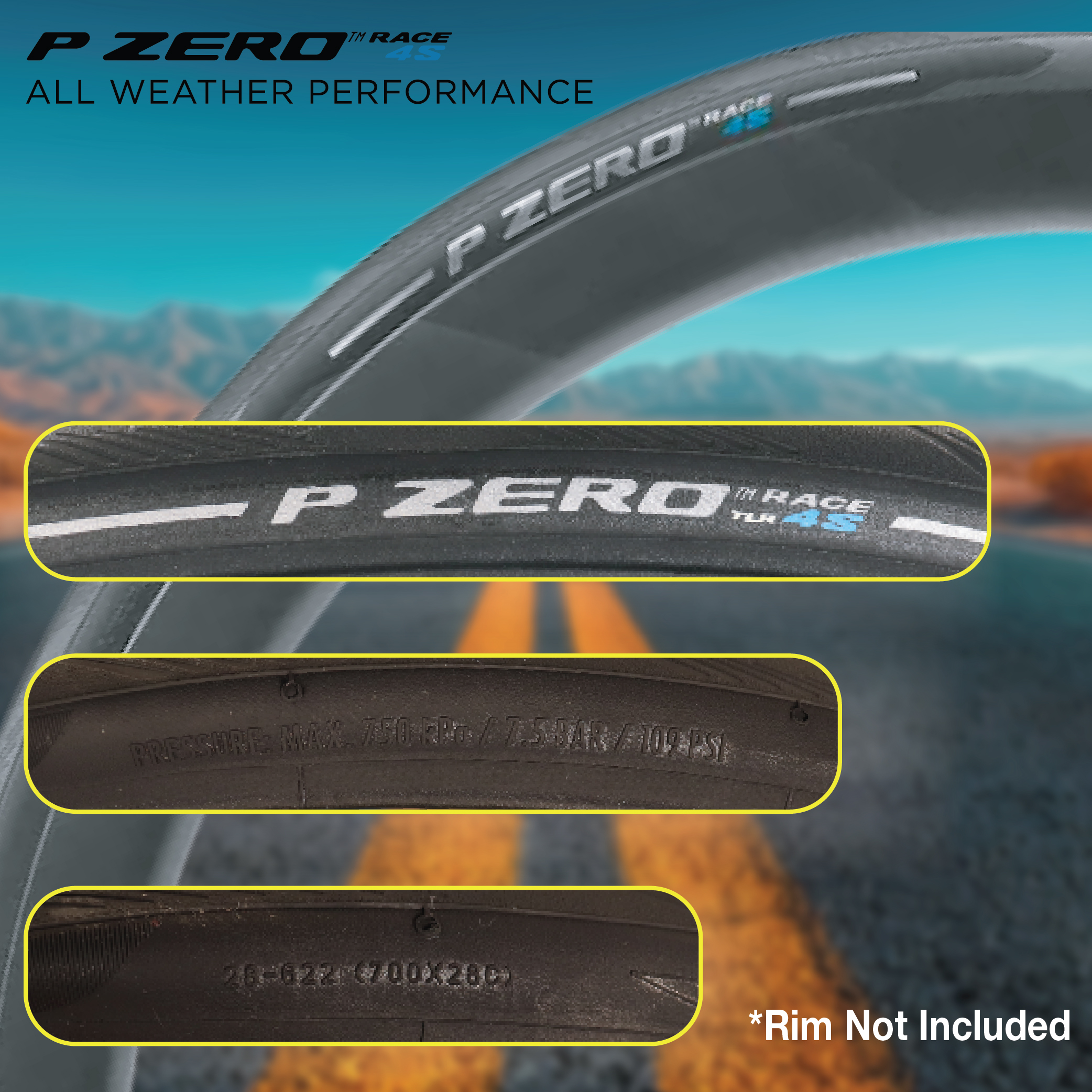 Juego de neumáticos y tubo inteligente Pirelli P ZERO 4S 28-622 23/32-622 700C con llavero - Imagen 2 de 9
