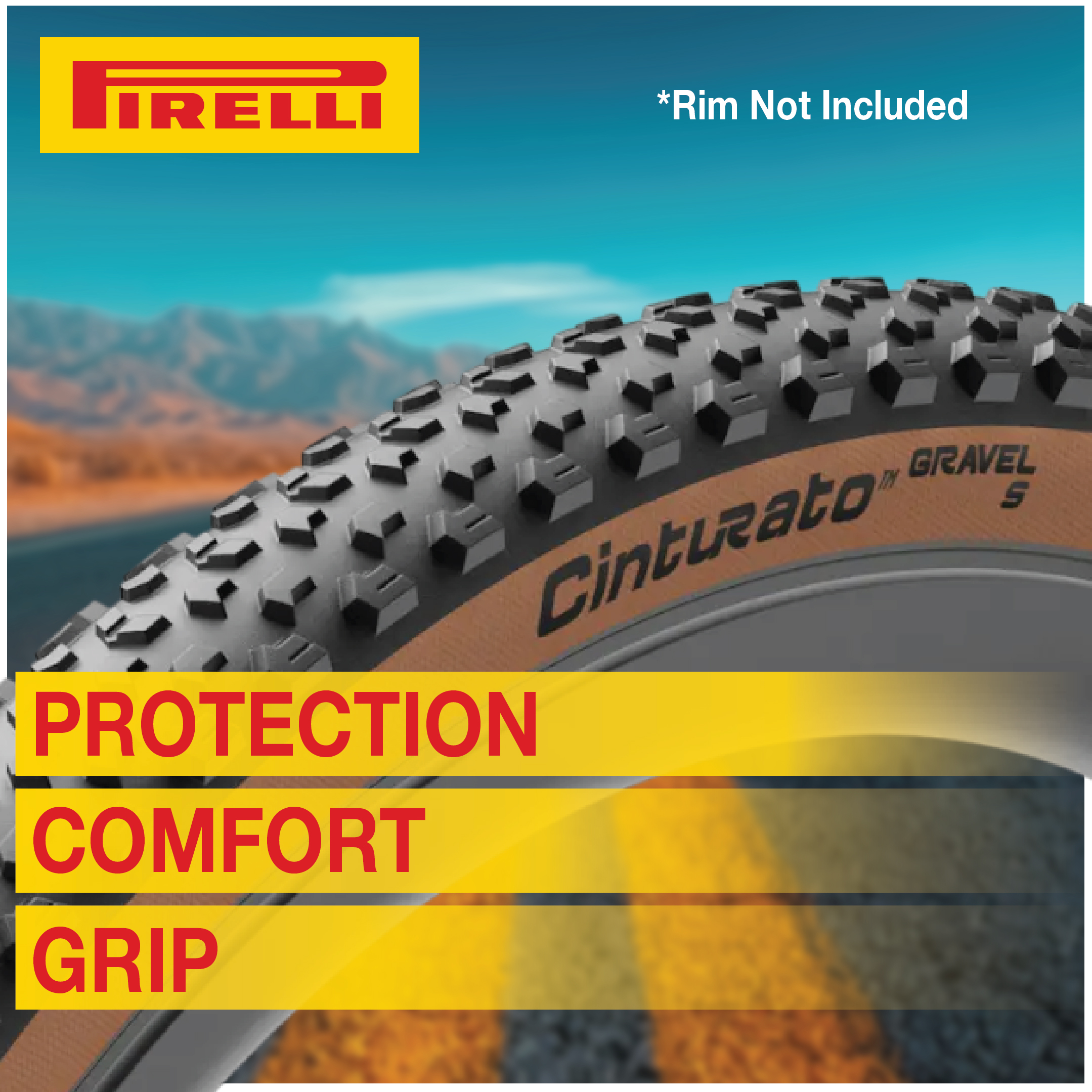 Pirelli Cinturato Gravel S Classic 40-622 Reifen & 45-622 Schlauch mit Schlüsselanhänger - Bild 5 von 9
