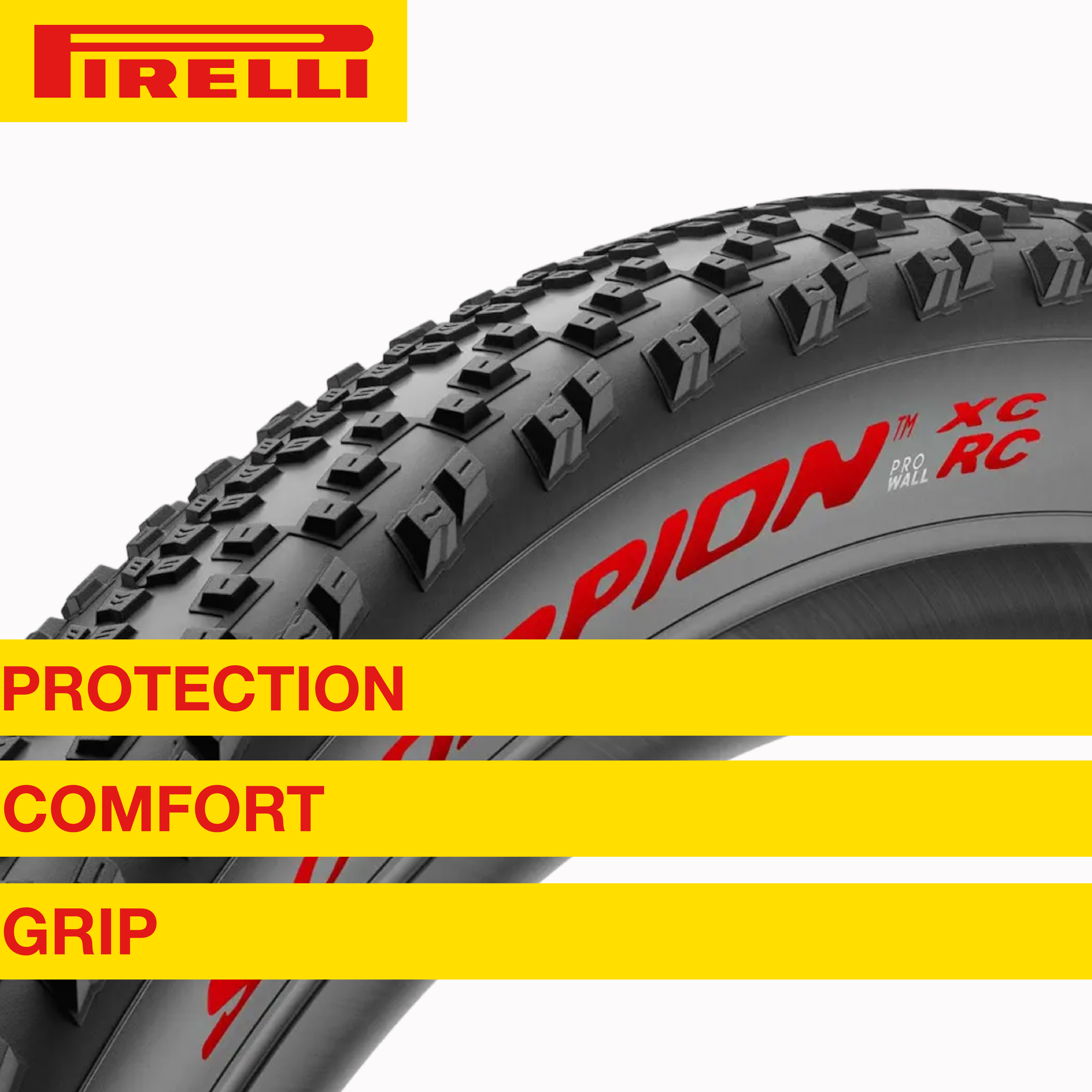 Pirelli Scorpion XC RC 29x2.4 Red Color Edition Tubeless MTB