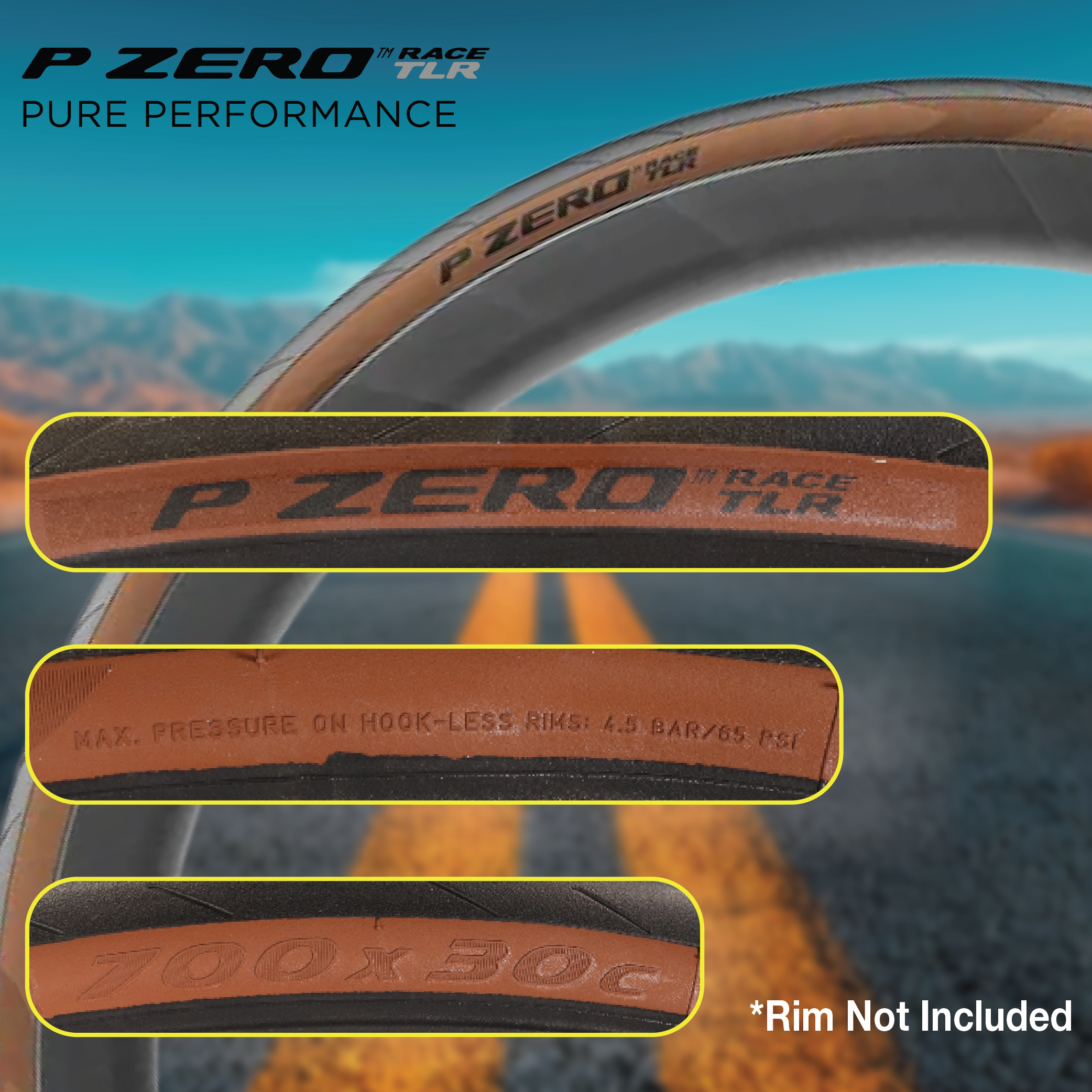 Pirelli P ZERO Race TLR Classic 30-622 (700 x 30c) Road Bicycle