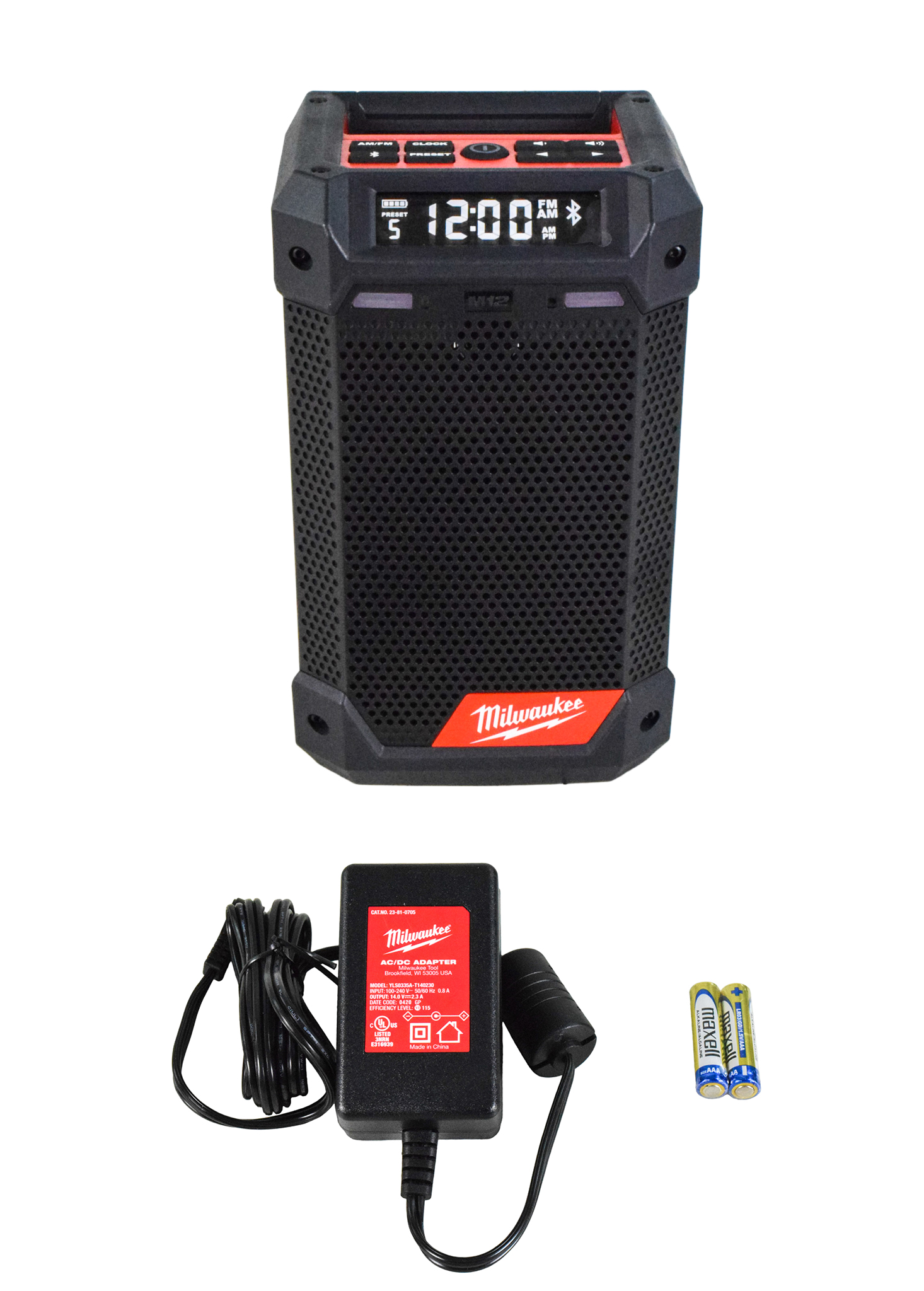 【ept】DIVE VTG (NATURAL) R6234 Milwaukee M12 12-Volt Lithium-Ion Cordless Bluetooth/AM/FM