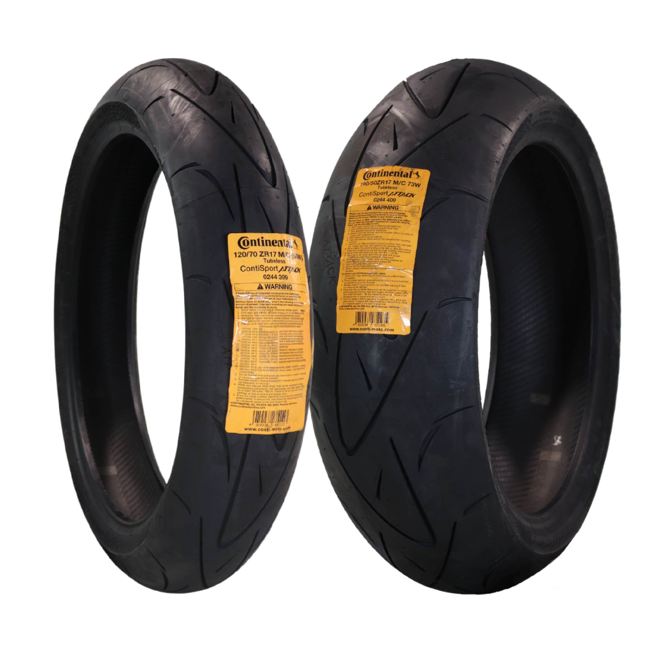 Continental ContiSportAttack 120/70ZR17 Front & 190/50ZR17 Rear